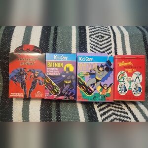 Batman Vintage Bandaids New Lot Of 4 Packs Superhero